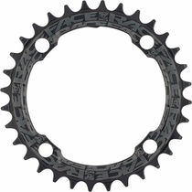 RaceFace Narrow/Wide Single Chainring Black 104x34T Shimano 12 Speed Black