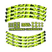 RaceFace Decal Kit Neon Yellow 