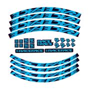RaceFace Decal Kit Neon Blue 