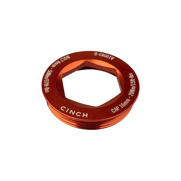RaceFace Cinch XC / AM Puller Cap with Washer Orange click to zoom image