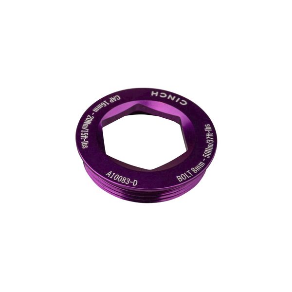 RaceFace Cinch XC / AM Puller Cap with Washer Purple click to zoom image