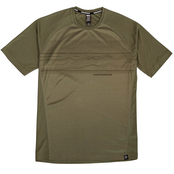 RaceFace Trigger Short Sleeve Jersey 2021 Olive click to zoom image