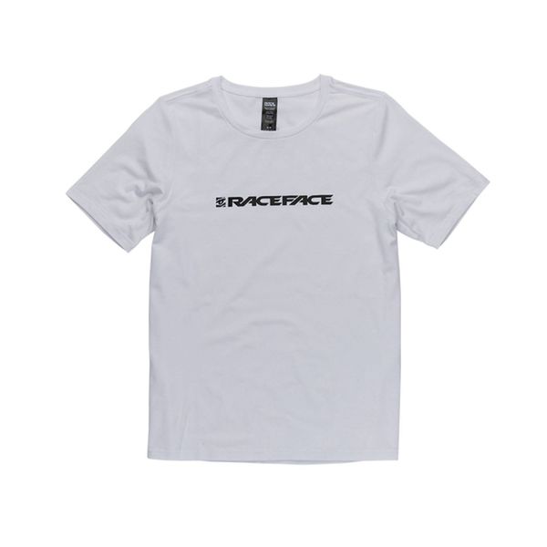 RaceFace Classic Logo T-Shirt White click to zoom image