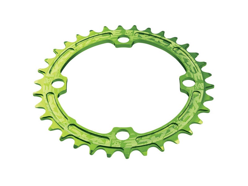 RaceFace Narrow/Wide Single Chainring Green 104x38T click to zoom image