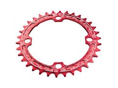 RaceFace Narrow/Wide Single Chainring Red 104x32T 