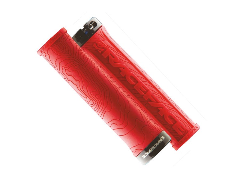 RaceFace Half Nelson Lock On Grips Red click to zoom image
