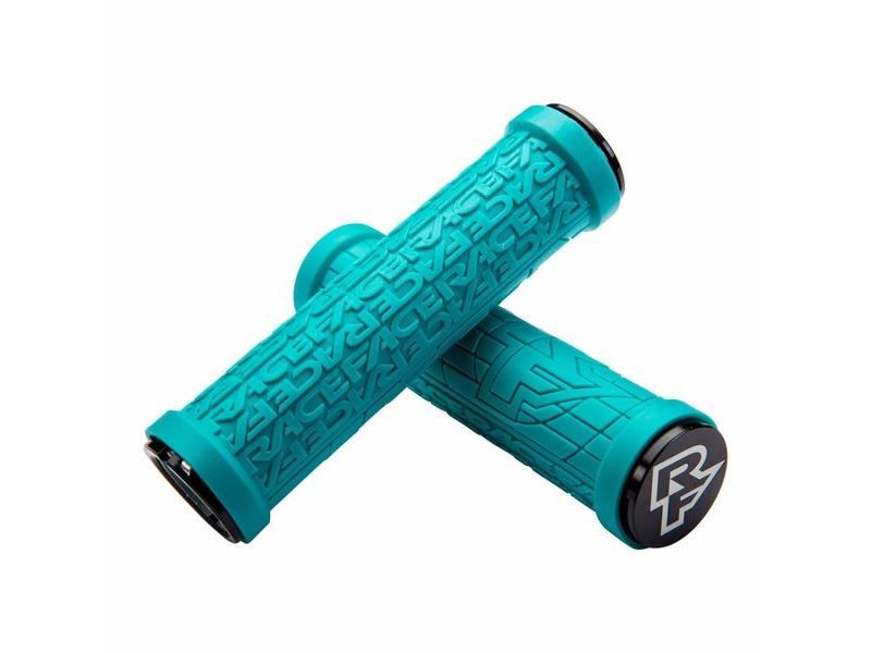 RaceFace Grippler Lock-on Grips Turquoise click to zoom image