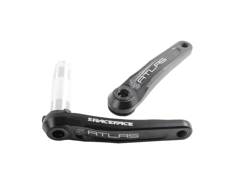 RaceFace Atlas Cinch Cranks (Arms Only) Black click to zoom image