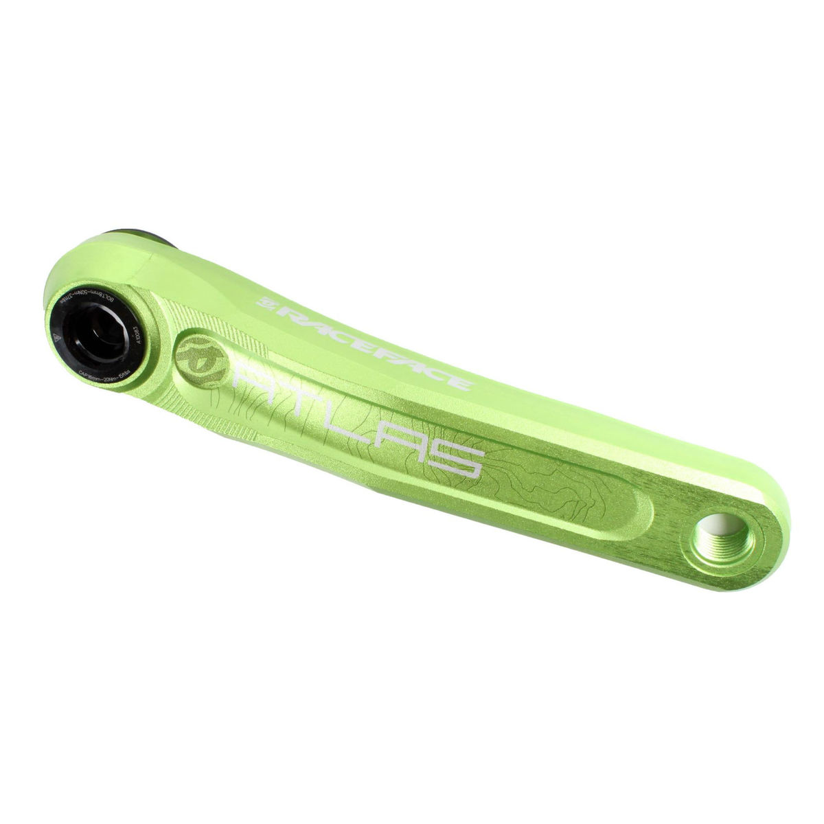 RaceFace Atlas Cinch Cranks (Arms Only) Green £172.99 Components  Chainsets Singletrack Bikes Kirkcaldy Fife Cycle Shop Bicycle  Repairs  Servicing