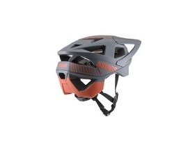 Alpinestars Vector Pro Helmet Delta Cool Gray Brick Red Matt 2019