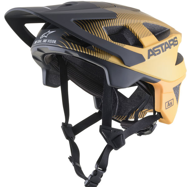 Alpinestars Vector Pro A2 Helmet Matte Ebony/Tangerine click to zoom image