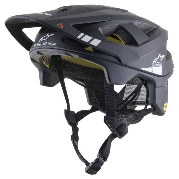 Alpinestars Vector Tech A1 Helmet Matte Black/Light Grey click to zoom image