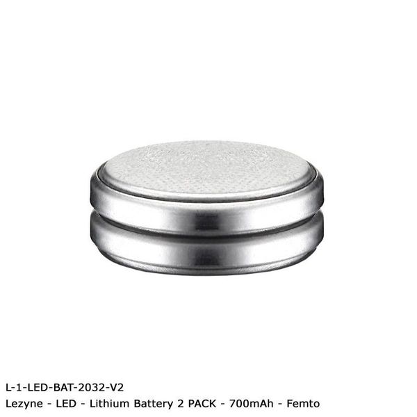 Lezyne LED Lithium Battery 2 PACK 700mAh Femto click to zoom image