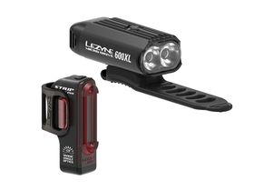 Lezyne LED - Micro Drive 600XL/Strip - Pair - Black