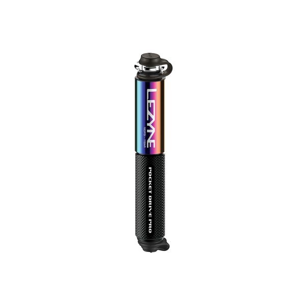 Lezyne Pocket Drive Pro - Neo Metallic/Black Mini Pump click to zoom image