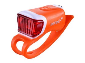 Infini Orca USB rear light, orange