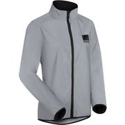 Hump Signal Women's Water Resistant Jacket, Reflective Silver click to zoom image