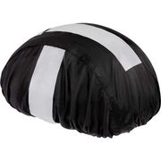 Hump Reflective Waterproof Helmet Cover - Black click to zoom image