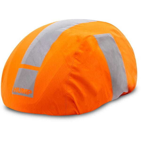 Hump Reflective Waterproof Helmet Cover - Hi-Viz Orange click to zoom image