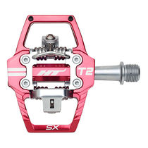 HT Components T-2SX Clipless Alloy Body, Sealed Bearing, Cr-Mo axles, Inc. X1 Cleats Red