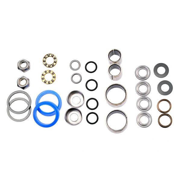 HT Components Pedal Rebuild Kit GT-1 (also fits AR-01/AR-12) - Includes, bushings, bearings, washers, end nuts, Orings click to zoom image