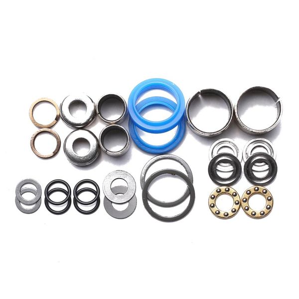 HT Components Pedal Rebuild Kit Evo2: AE02/ME02 Pedals - Includes, bearings, washers, end nuts, Orings click to zoom image