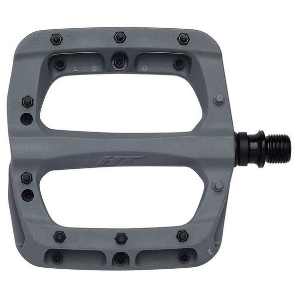 HT Components PA-03A Glass Reinforced Nylon Platform, Cr-Mo axles, Replaceable pins Grey click to zoom image
