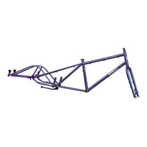 Surly Big Dummy Longbike, Cargo Frameset 4130 Cr-Mo Frame & Fork with Disc Mounts Brusied Ego Purple