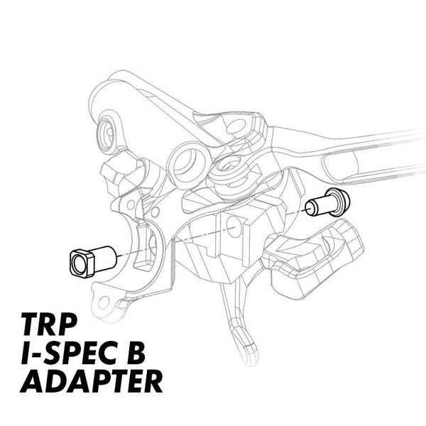 TRP Shifter Adapter HD 4.0 I-Spec EV RH DH-R E-MTB click to zoom image