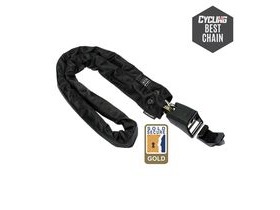 Hiplok Homie Stay At Home Chain Lock 10mm X 150cm Includes Wall Hook (Gold Sold Secure)
