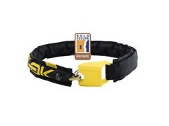 Hiplok Lite Wearable Chain Lock 6mm X 75cm - Waist 24-44 Inches (Bronze Sold Secure) 6mm X 75cm Black/Yellow  click to zoom image