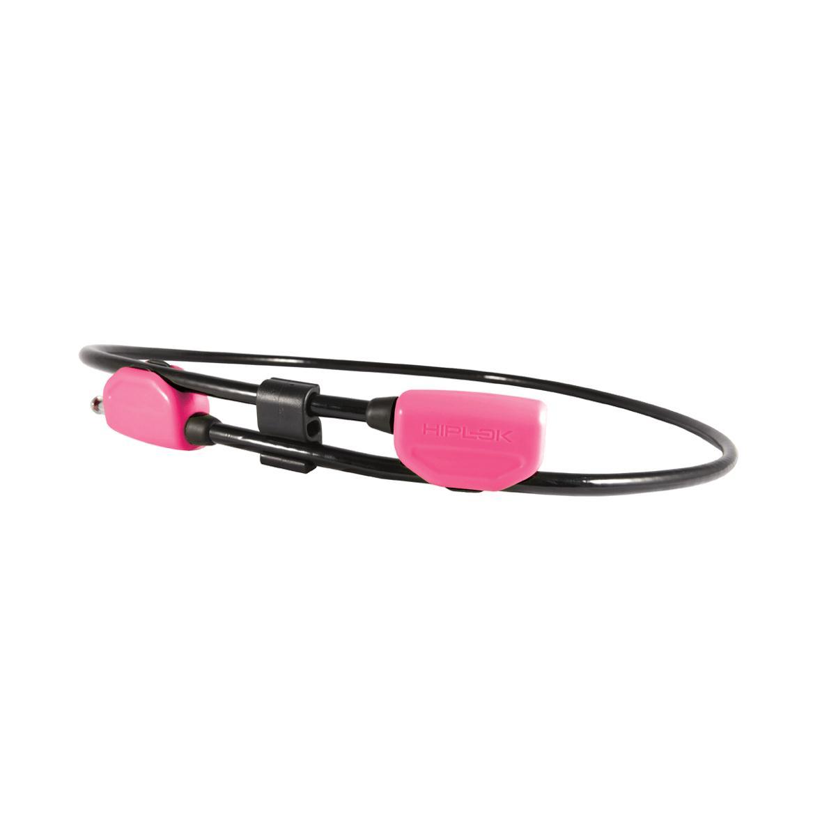 10 mm x 1.3 m/24-42-Inch Hiplok Unisex's Pop Wearable Lock Bicycle Pink