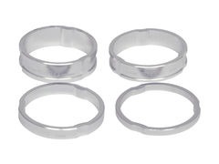 A2Z Headset Spacers 1.1/8" Silver  click to zoom image