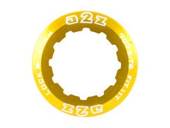 A2Z Alloy Cassette Lock Ring 11T Gold  click to zoom image