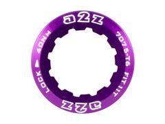 A2Z Alloy Cassette Lock Ring 11T Purple  click to zoom image