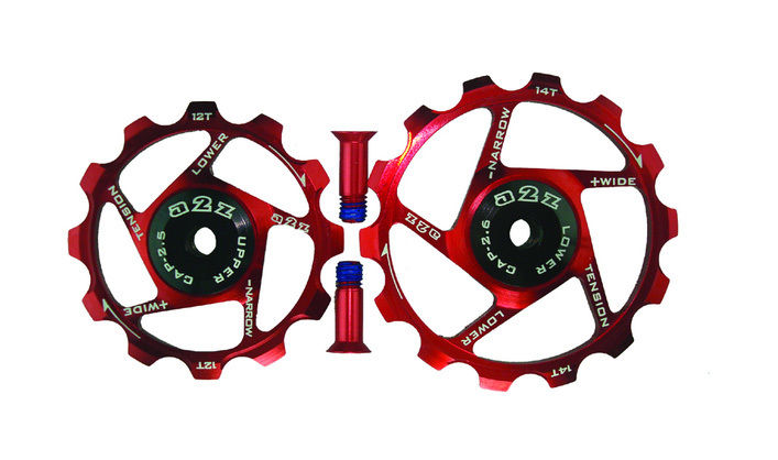 A2Z Narrow Wide Derailleur Pulleys 12+14T click to zoom image