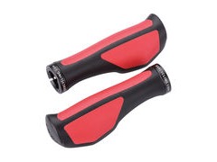 BBB ErgoFix Grips 132mm "Black, Red"  click to zoom image