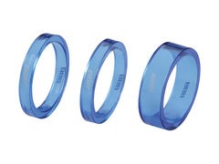 BBB TransSpace Headset Spacers 1.1/8" Blue  click to zoom image