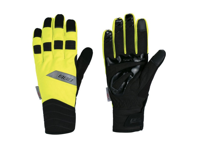 BBB WaterShield Winter Gloves Neon Yellow click to zoom image