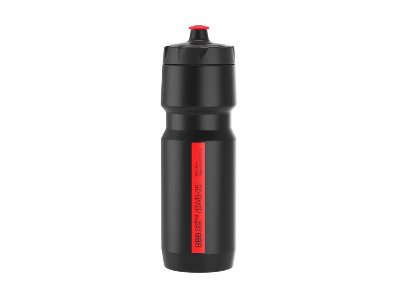 BBB CompTank XL Water Bottle 750ml Black and Red click to zoom image