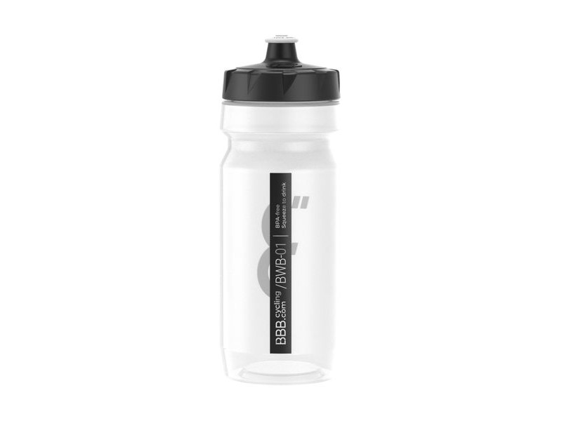 BBB CompTank Water Bottle Clear and Black click to zoom image