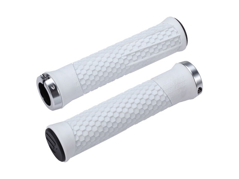 BBB Phyton Grips White, Grey Lockring click to zoom image