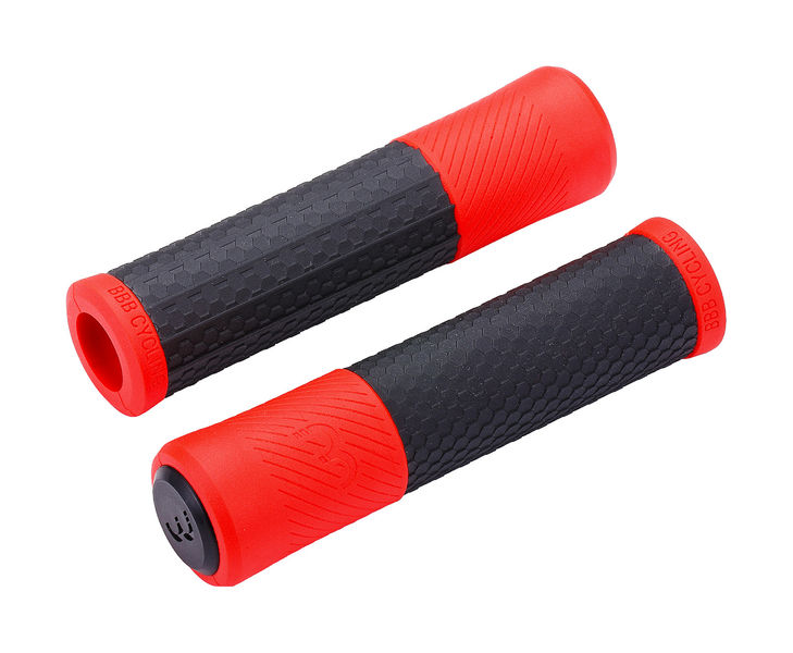 BBB "Viper Grips Black, Red 130mm" click to zoom image