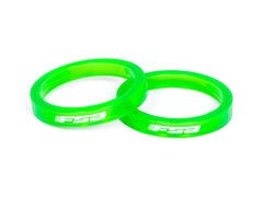 FSA Polycarbonate Headset Spacers 5mm x10 1.1/8" 1.1/8", 5mm x10 Green  click to zoom image