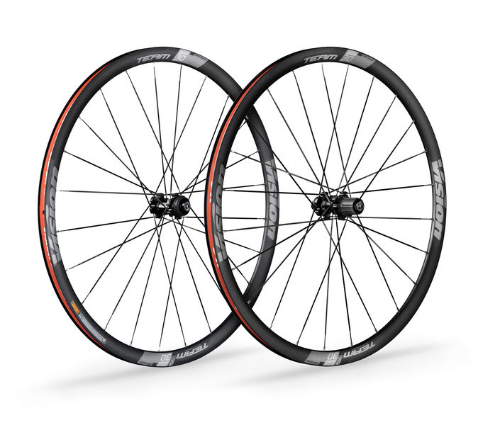 Vision Team 30 Disc Road Wheelset Tubeless Ready, Shimano 11, Centre Lock click to zoom image