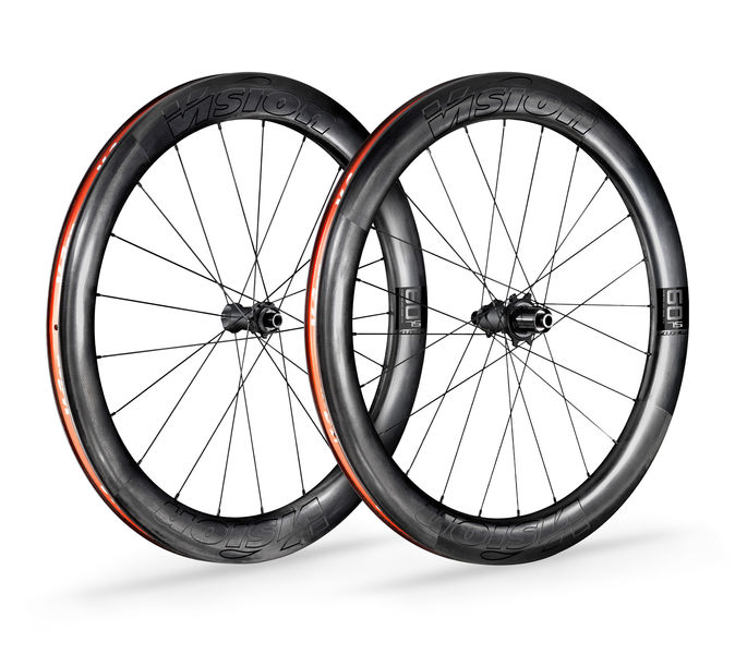 Vision Metron 60 SL Disc Carbon Road Wheelset Tubeless Ready, Shimano 11, Centre Lock click to zoom image