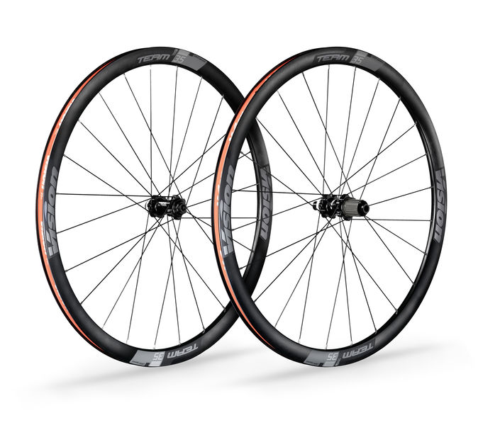 Vision Team 35 Disc Road Wheelset Tubeless Ready, XDR, Centre Lock click to zoom image