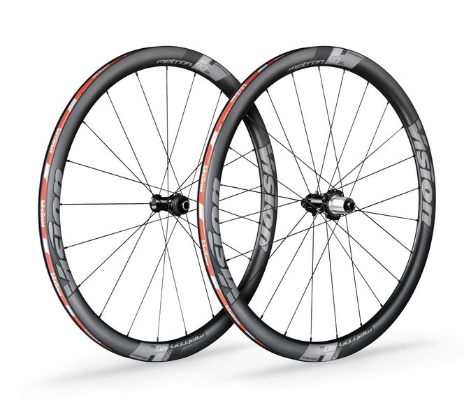Vision Metron 40 SL Disc Road Wheelset Clincher Tubeless Ready, Shimano 11 click to zoom image