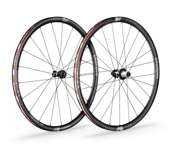 Vision Metron 30 SL Disc Carbon Road Wheelset Centrelock 6 Bolt, Clincher Tubless Ready, XDR click to zoom image