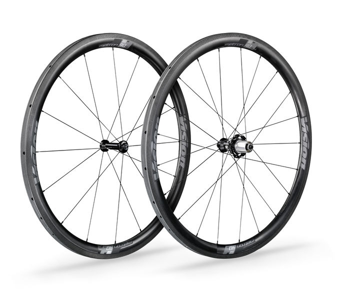 Vision Metron 40 SL Carbon Road Wheelset Tubular, XDR click to zoom image